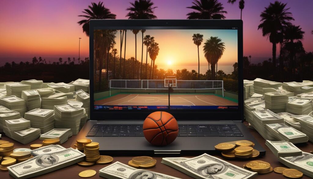 Online Betting on NBA Games in California