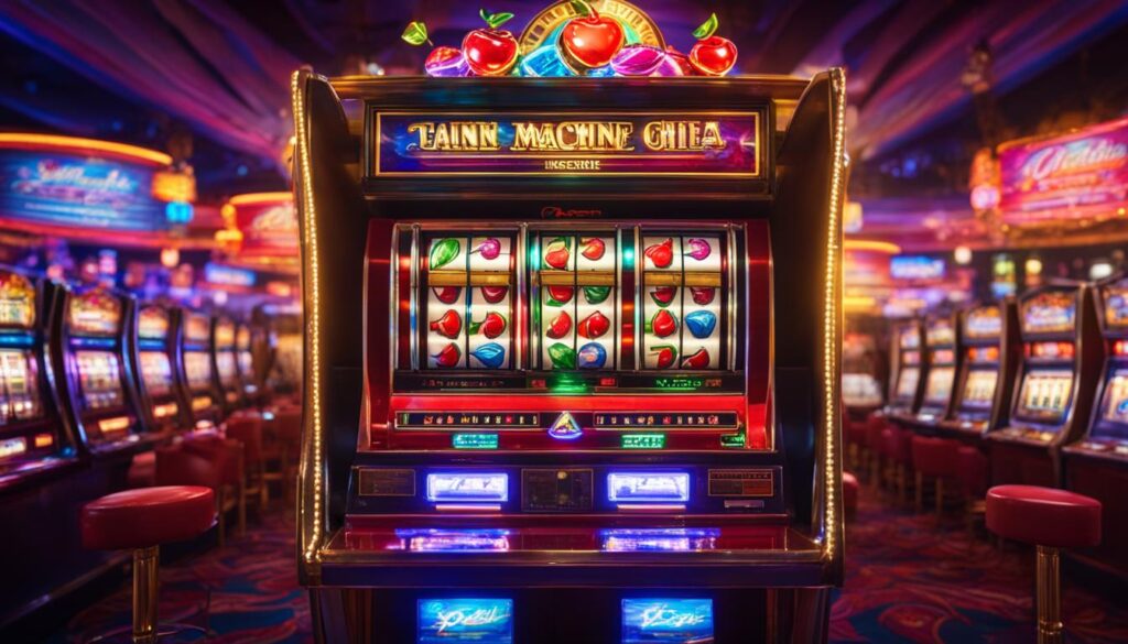 Probability of hitting the jackpot on a slot machine